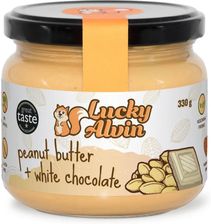 Zdjęcie Lucky Alvin Peanut Butter + White Chocolate Masło Orzechowe 330g - Dobczyce