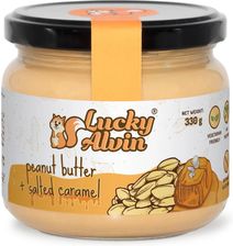 Zdjęcie Lucky Alvin Peanut Butter + Salted Caramel Masło Orzechowe 330g - Legionowo