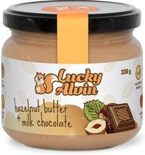 Zdjęcie Lucky Alvin Hazelnut Butter + Milk Chocolate Masło Orzechowe 330g - Grodzisk Mazowiecki