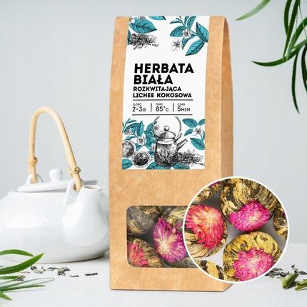 Jedwabny Szlak Herbata Kwitnąca Lichee Kokosowa 8szt. - zdjęcie 3