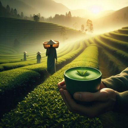 Royal Brand Herbata Matcha Japońska Bio Najlepsza 100g prosto Z Rodzinnej Farmy W Japonii - zdjęcie 5