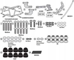 Kappa Stelaż Kufrów Bocznych Monokey Cam Side Bmw F 900 Gs '24- Po
