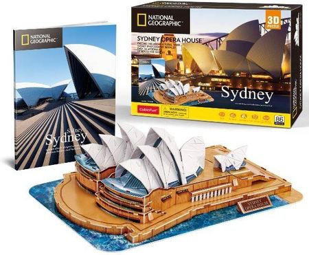 Cubic Fun Puzzle 3D National Geographic Sydney 86El. - zdjęcie 3