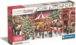 Zdjęcie Clementoni Puzzle 1000 Panorama Compact Christmas Collection - Jelcz-Laskowice