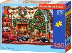 Zdjęcie Castorland Puzzle 260 Cozy Fireplace B 27668 2 - Ogrodzieniec