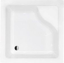 Zdjęcie Produkt z Outletu: Besco Brodzik Głęboki Igor 80X80X24 Ślady Farby Od Spodu  - Poznań