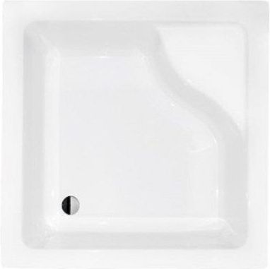Zdjęcie Produkt z Outletu: Besco Brodzik Głęboki Igor 80X80X24 Ślady Farby Od Spodu  - Poznań