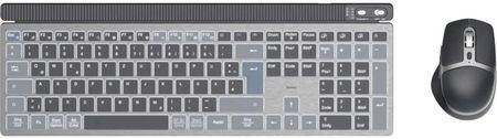 Zestaw klawiatura + mysz Hama WKM-750 Czarny (WKM750)