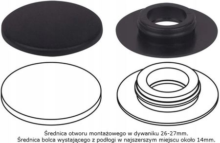 Aldos Mercedes W203 2000-2007R. Czarne Welurowe   - zdjęcie 5