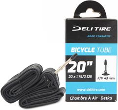 Zdjęcie Dętka 20X1.75/2.125 Fv 43mm Box Deli - Łańcut