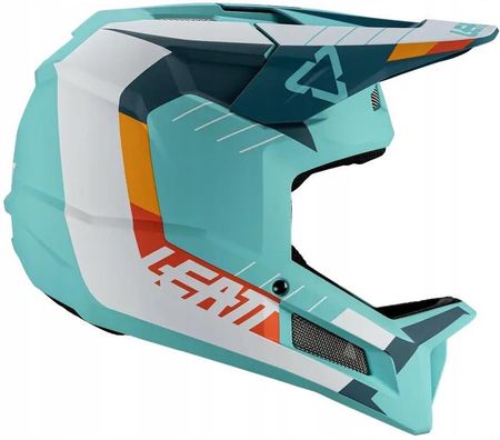 Leatt Kask Rowerowy Mtb Gravity 2.0 V24 Helmet Fuel Kolor Turkusowy - zdjęcie 6
