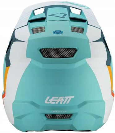 Leatt Kask Rowerowy Mtb Gravity 2.0 V24 Helmet Fuel Kolor Turkusowy - zdjęcie 3