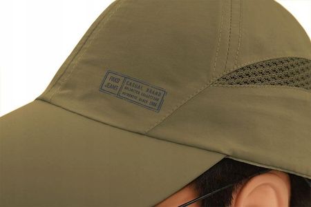 CZAPKA z Daszkiem Przewiewna Bejsbolówka z Siatką ZIELONA KHAKI Pako Jeans - zdjęcie 2