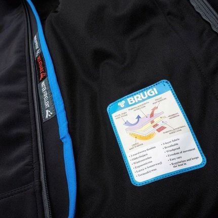 Męska Kurtka Przejściowa Softshell Membrana 10000Mm Brugi 4Nay - zdjęcie 5