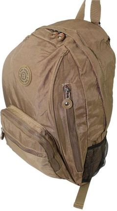 Praktyczny Plecak Materiałowy BAG STREET 2212 BRĄZOWY 42 x 32 x 13 [cm] - zdjęcie 2