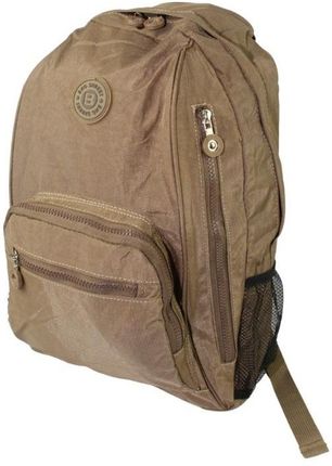 Praktyczny Plecak Materiałowy BAG STREET 2212 BRĄZOWY 42 x 32 x 13 [cm] - zdjęcie 3