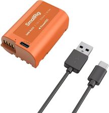 SmallRig 4979 USB-C DMW-BLK22 pomarańczowy akumulator z ładowaniem USB-C + kabel do PANASONIC S5, GH5, G9, GH5S, GH6, S9, G9 MK II, GH7, GH6, GH5 II,