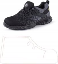 Procera Robocze Buty Bez Noska Półbuty Ochronne Texo-Fly Gray