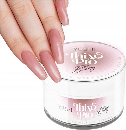 Yoshi Żel Budujący Samopoziomujący Thixo Pro Gel Uv/Led 15ml Bling - zdjęcie 4