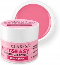Zdjęcie Claresa Żel Budujący Do Paznokci Soft&Easy Blush Pink 90G Różowy - Małomice