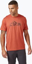 Koszulka męska Rab Mantle Mountain Tee red clay | WYSYŁKA W 24H | 30 DNI NA ZWROT Zima 2024