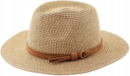 KAPELUSZ damski męski PANAMA fedora SŁOMKOWY lato ELEGANCKI