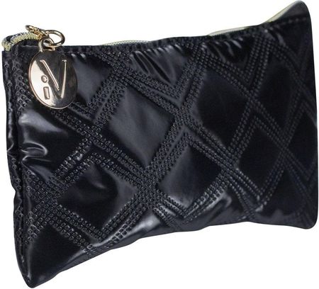 Inter-Vion Mała Czarna Kosmetyczka Pikowana Gold & Black 418 028