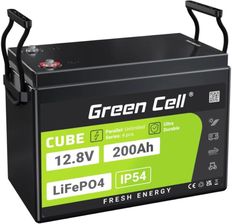 Zdjęcie Green Cell Akumulator LiFePO4 GreenCell Cube 12,8V 200Ah IP54 Bms (LFPGC12V200AH) - Ujazd