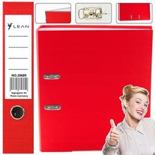 Zdjęcie Lean Segregator Na Dokumenty A4/75Mm Czerwony - Brzesko