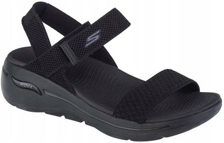 Damskie sandały Skechers Go Walk Arch Fit Sandal - Polished 140264-BBK r.36