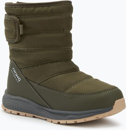 Viking Śniegowce Equip Warm Waterproof 1V Pull On Olive