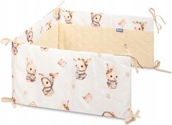 Zdjęcie Sensillo Ochraniacz Do Łóżeczka Muślin Króliczki Beżowe - Miasteczko Śląskie