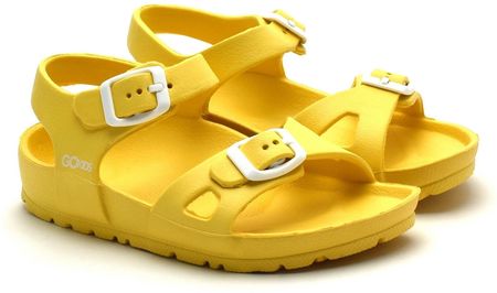 Sandały dla dzieci GoKids Male Żółte - zdjęcie 2