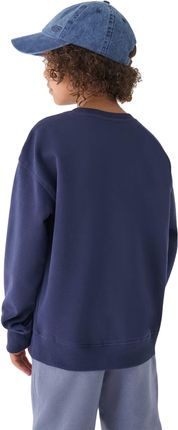 Bluza sportowa chłopięca 4F 4FJWAW24TSWSM1224-30S - niebieska - zdjęcie 2