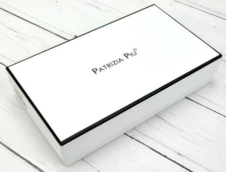 Portfel Damski Skórzany Lakierowany PATRIZIA Długi Max Z Klamrą FL-100 CZERWONY RFID 18,5 x 9 x 3 [cm] - zdjęcie 4