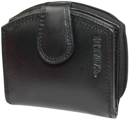Portfel Damski Skórzany Cavaldi PP-066-SCL CZARNY RIFD Skóra Licowa Z Suwakiem Na Zewnątrz 11 x 10 x 3 [cm] - zdjęcie 3