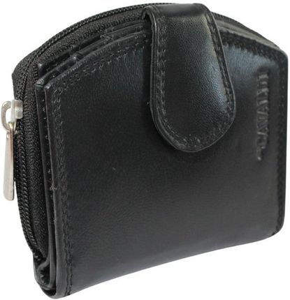 Portfel Damski Skórzany Cavaldi PP-066-SCL CZARNY RIFD Skóra Licowa Z Suwakiem Na Zewnątrz 11 x 10 x 3 [cm] - zdjęcie 4
