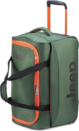 Delsey JEEP Mała miękka torba podróżna na kółkach zielona