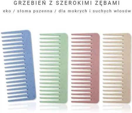Yeye Made In Nature Grzebień Do Włosów Biodegradowalny Zielony - zdjęcie 6