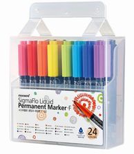 Zdjęcie Monami Marker Permanentny Sigmaflo F122 24 Kolory - Ostrów Lubelski