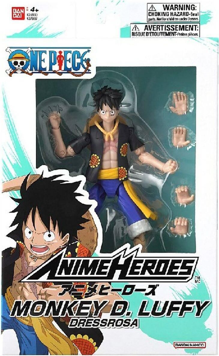 超美品　BANDAI ONE PIECE MONKEY D. LUFFY XG Bandai Figurka Anime Heroes One Piece Monkey D Luffy