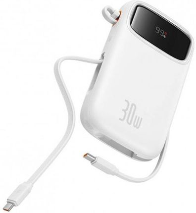 Powerbank Baseus QPow 2 20000mAh 30W 2xUSB-C - biały - zdjęcie 2