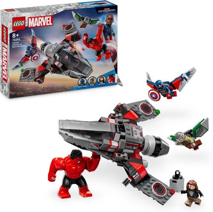 LEGO Marvel 76292 Kapitan Ameryka kontra Czerwony Hulk — bitwa