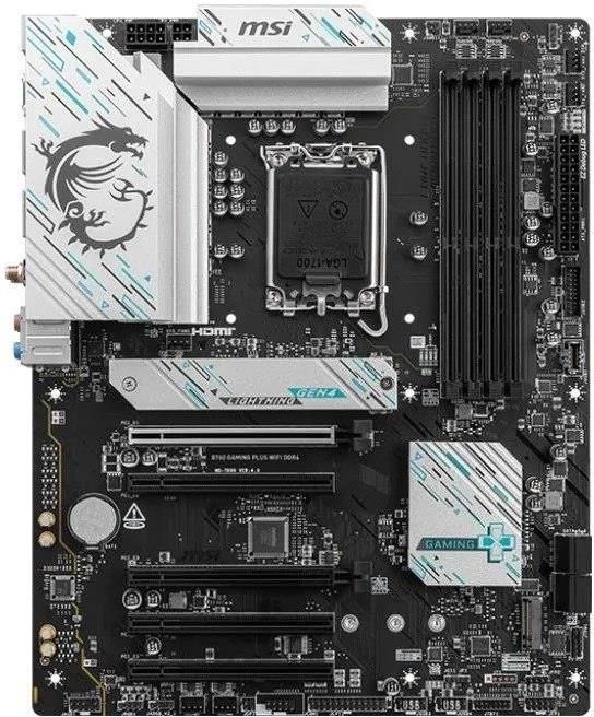 MSI B760 GAMING PLUS WIFI DDR4 マザーボード MSI B760 GAMING PLUS WIFI, ATX - Intel 13th/12th Gen - 12
