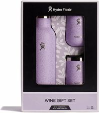 Hydro Flask Zestaw Prezentowy Do Wina 3 Częściowy Hydroflask 750Ml Fioletowy