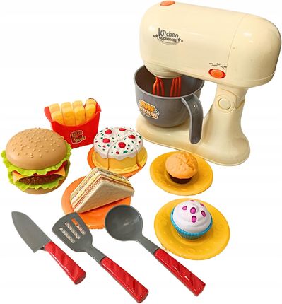 Happy Kiddo Mikser Z Akcesoriami Dla Dzieci Zestaw Robot Kuchenny Do Zabawy Nauki Sn004 - zdjęcie 3
