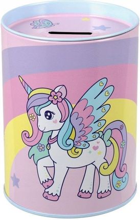 Skarbonka Metalowa Okrągła Unicorn