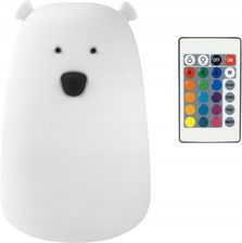 Zdjęcie Ecolight Mary'S Lampka Nocna Led Miś Duży Biały Pilot - Stęszew
