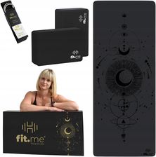 Zdjęcie Fit.Me Zestaw Do Jogi Premium Księżyc Czarny 183Cm Czarne - Niemcza