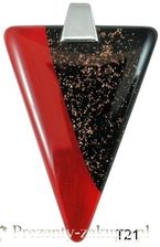 Zdjęcie KOGATA Wisior Trójkąty MURANO GLASS T21K - Nowy Staw